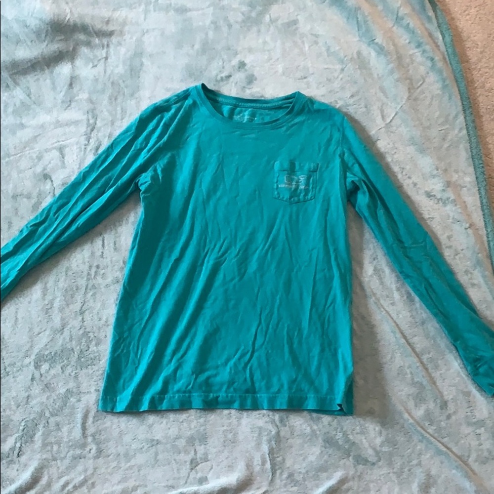 Vineyard Vines Turquoise Long Sleeve